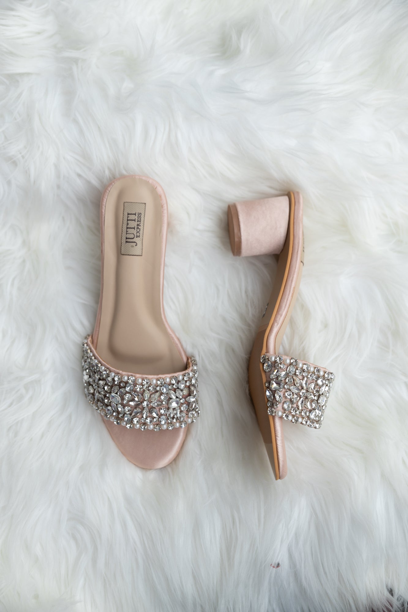 Juti Heel Sandal Juti Heel Sandal Shop Off White Moti And Crystal