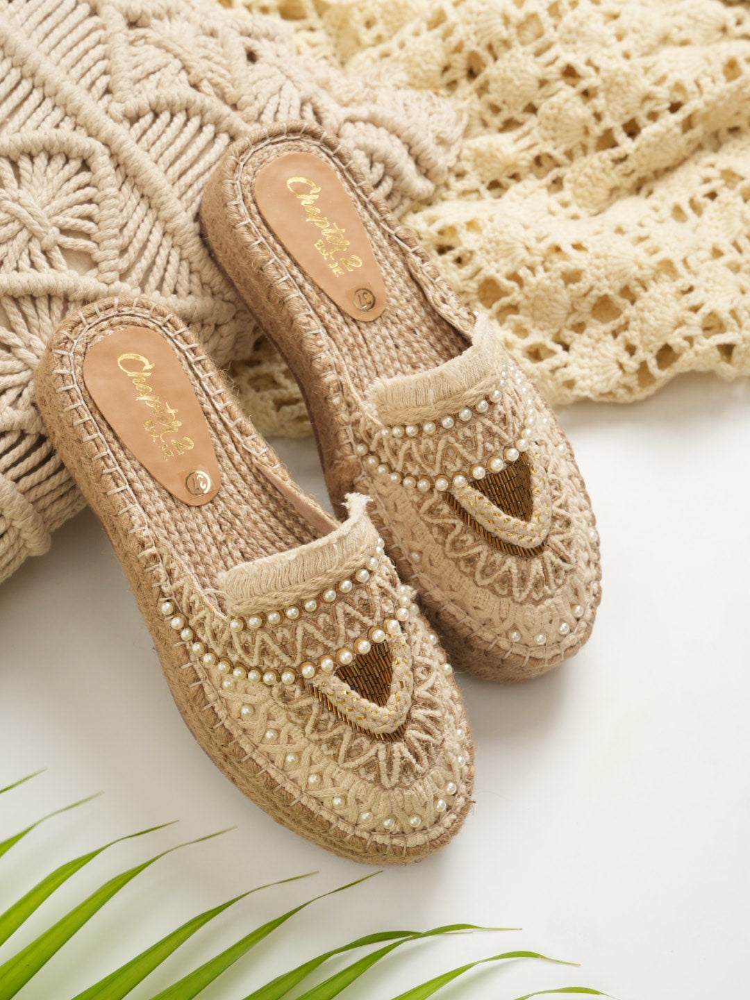 Bohofinch Off White Platform Espadrilles