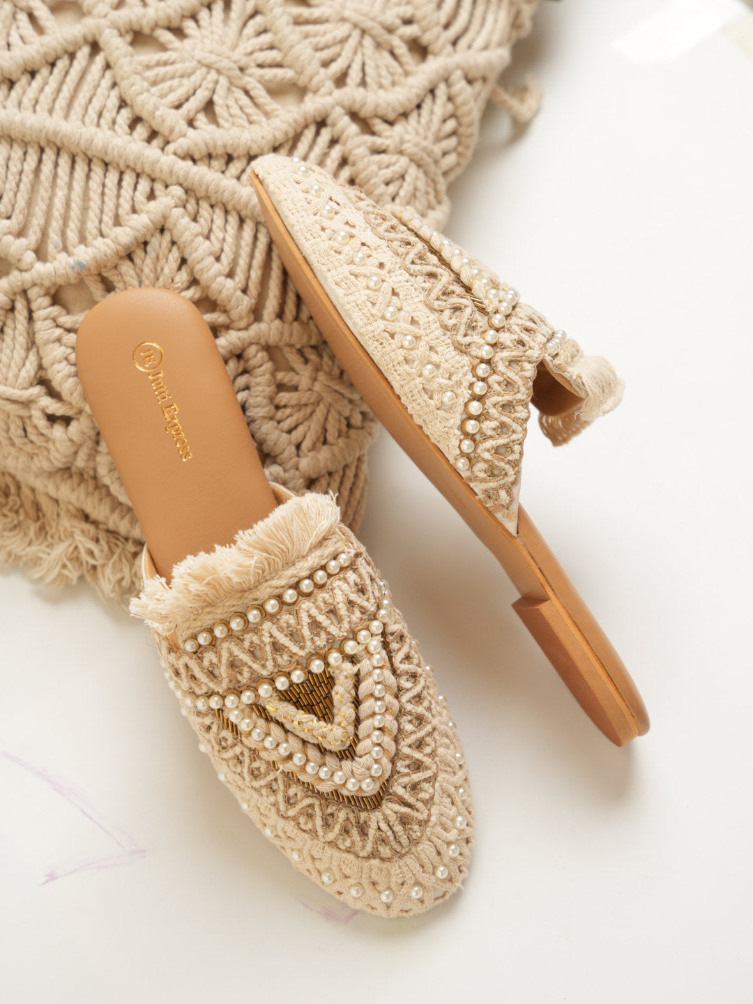 Bohofinch Off White Mules