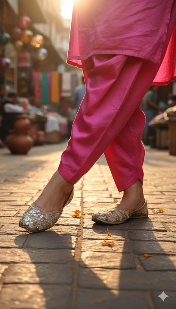 Golden Blossom Juttis