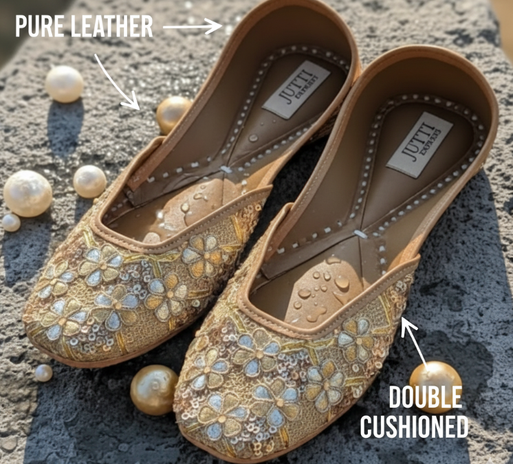 Golden Blossom Juttis