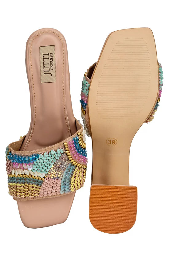 Carnation Peach Heels