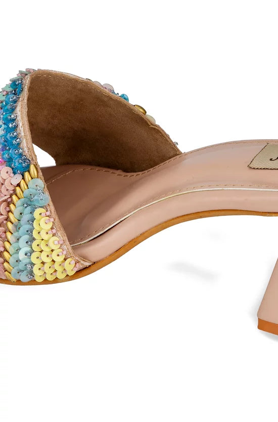 Carnation Peach Heels