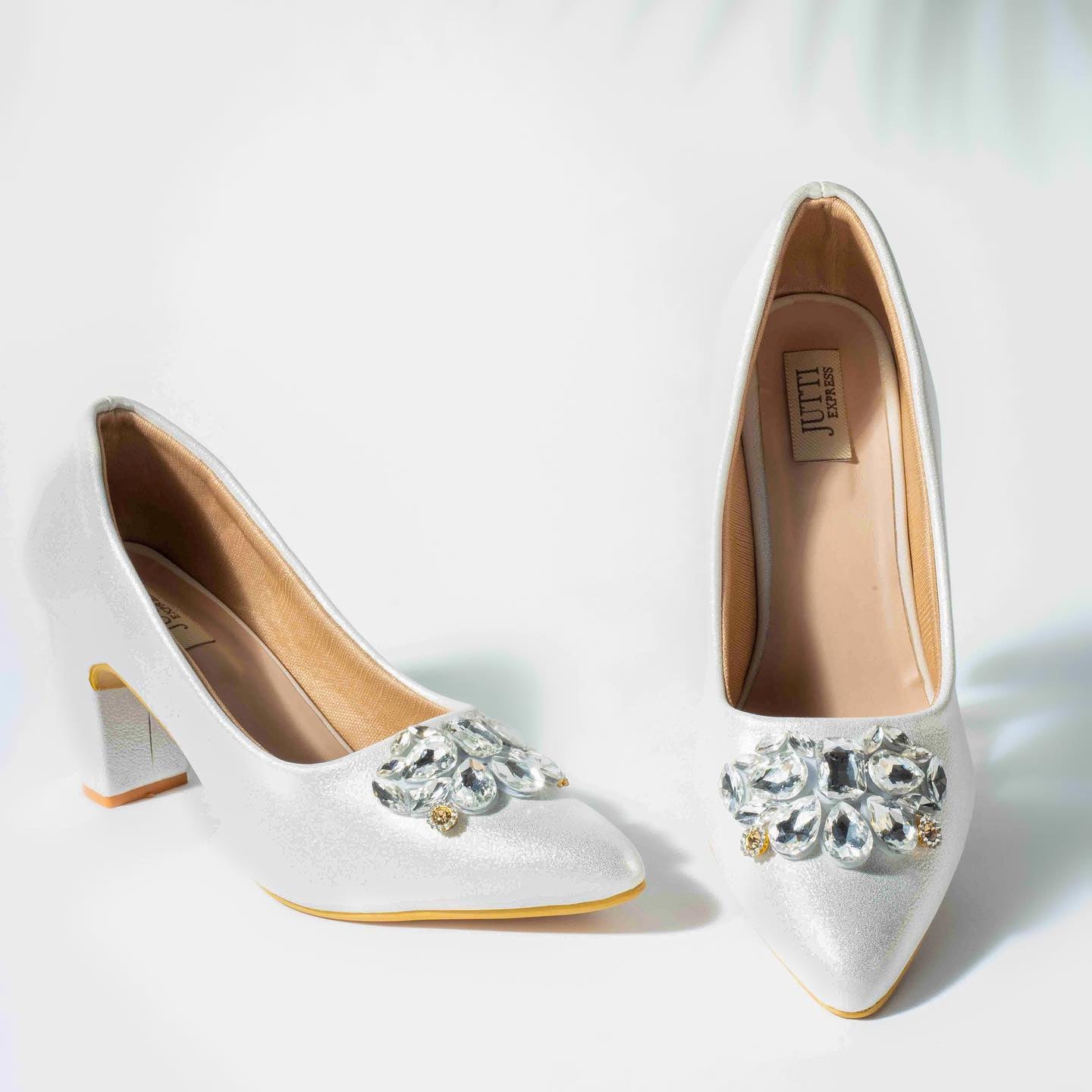 Silver Toe Pointed Women Shoes