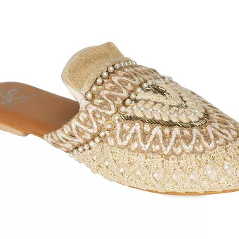 Bohofinch Off White Mules