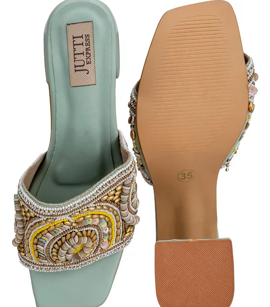 Glimmer Pista Heels Sandals