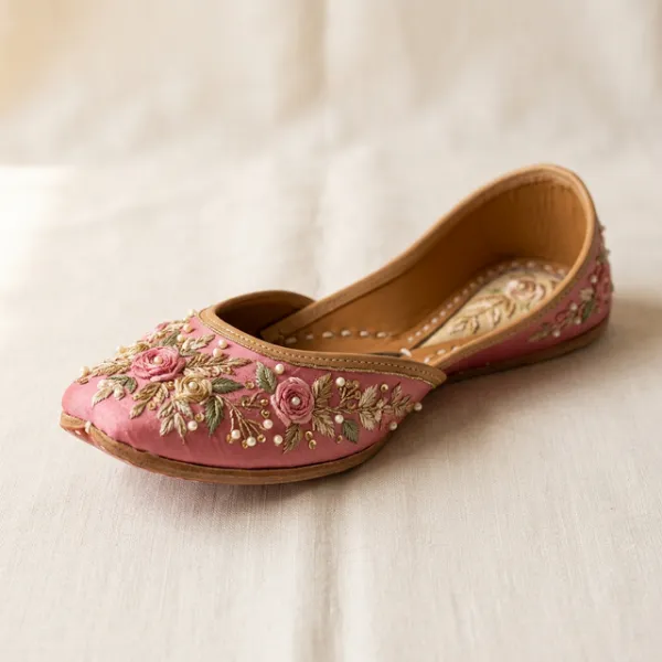 Rose Pink Jutti